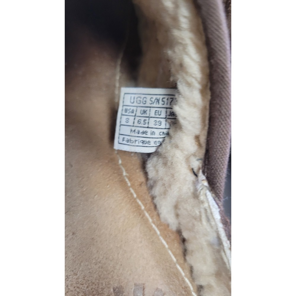 UGG Kohala Brown Leather clog slipper Women's Mule Shoes Size 8 - Picture 8 of 8